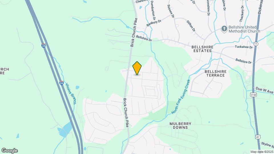 1821 Belle Arbor Dr Map and Location Details