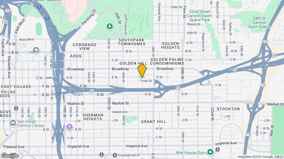 2724 Treat St Map and Location Details