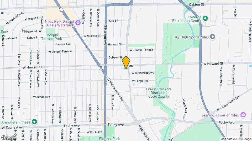 7540-7544 N Waukegan Rd Map and Location Details