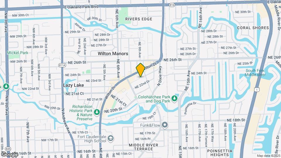 2309 NE 9th Ave Map and Location Details