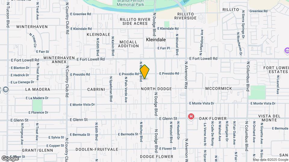 3032 N Richey Blvd Mapa y Detalles de la Ubicación