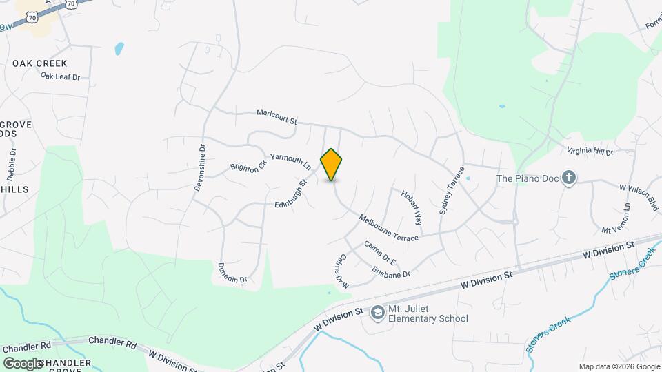 2926 Melbourne Terrace Mapa y Detalles de la Ubicación