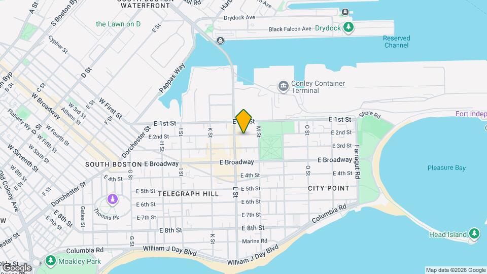 707 E 2nd St, Unit 3 Map and Location Details