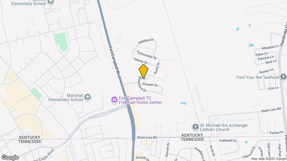 304 Pioneer Dr Map and Location Details