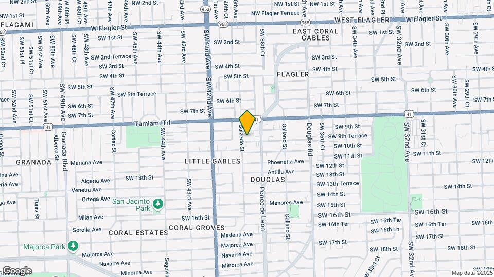 227 Calabria Ave Mapa y Detalles de la Ubicación