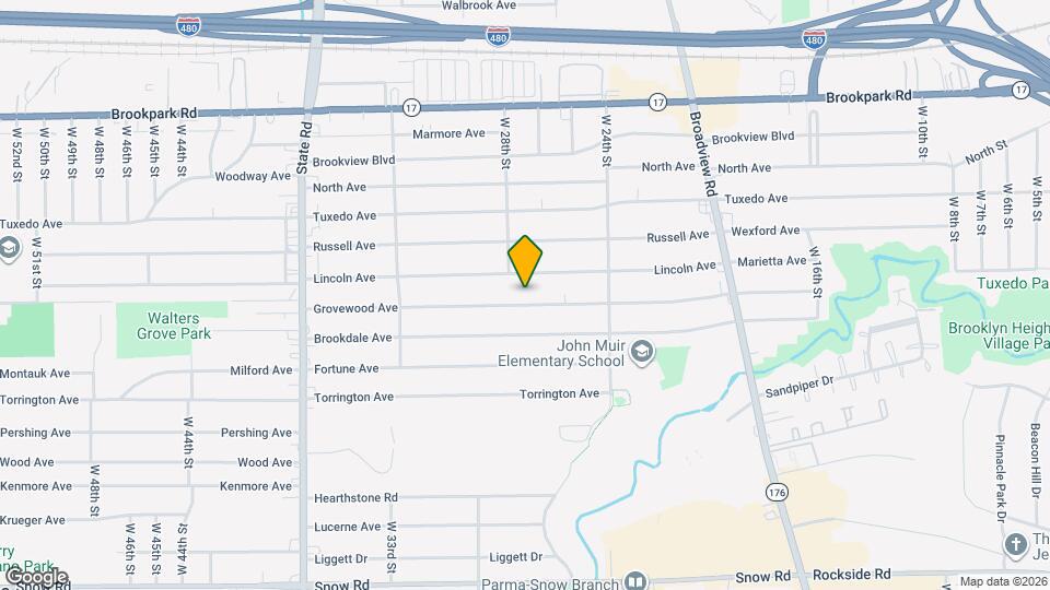 2702 Grovewood Ave Map and Location Details