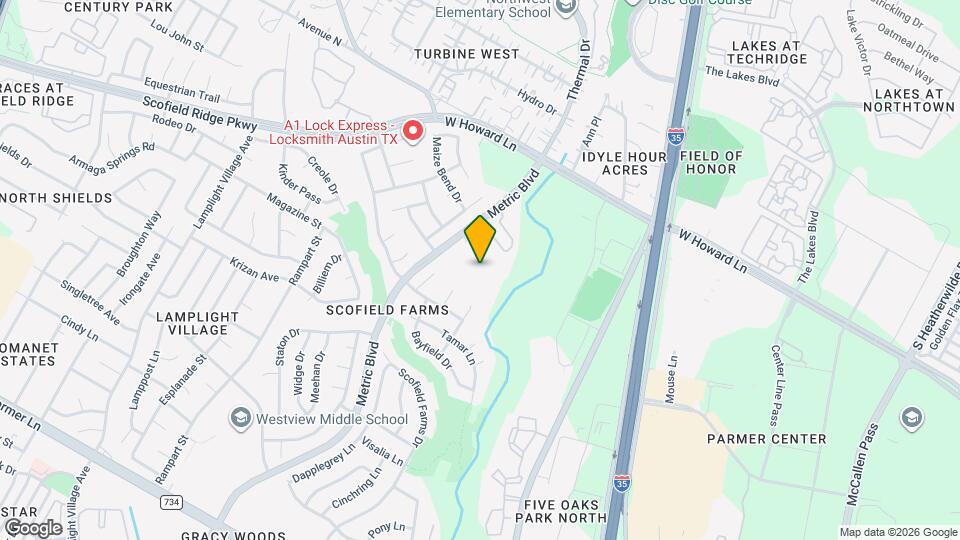 13401 Metric Blvd, Unit 0924 Map and Location Details