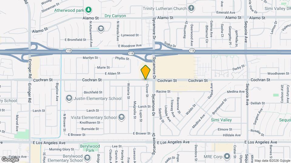 2646 Cochran St Map and Location Details