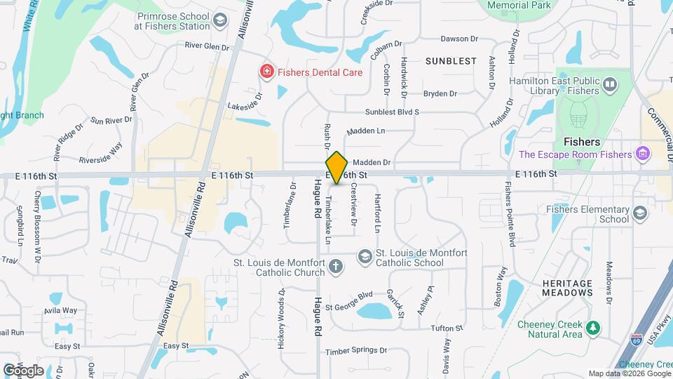 7607 Home Dr Map and Location Details