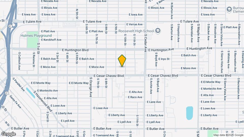 3950 E Mono St Map and Location Details
