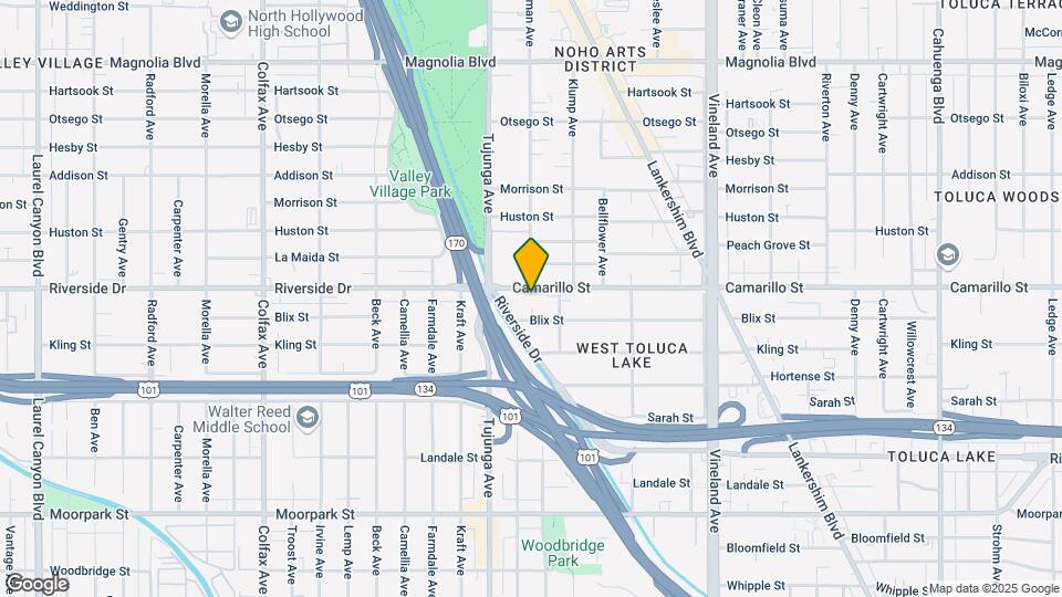 11322 Camarillo St Map and Location Details
