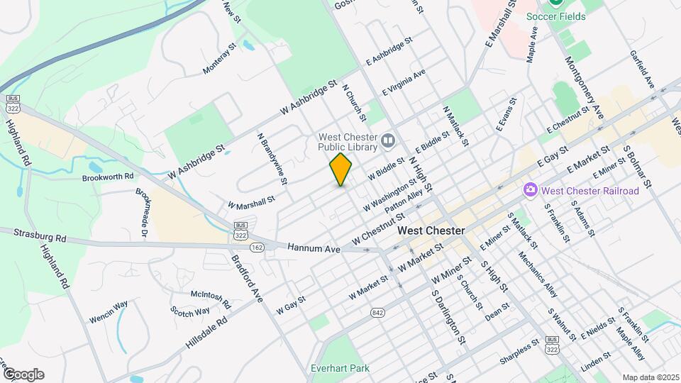 305 W Biddle St, Unit #2 Map and Location Details
