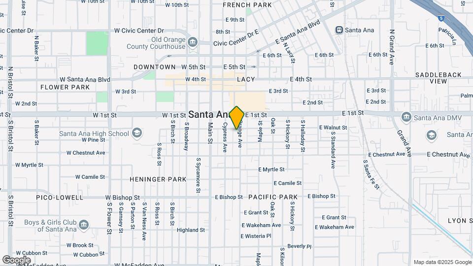 202 E Walnut St Map and Location Details