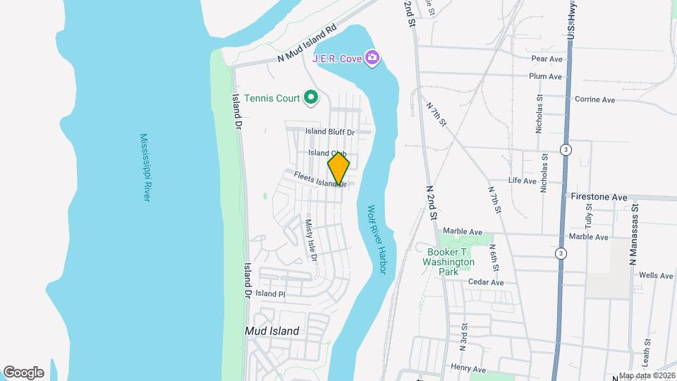 1283 Island Harbor Dr Map and Location Details