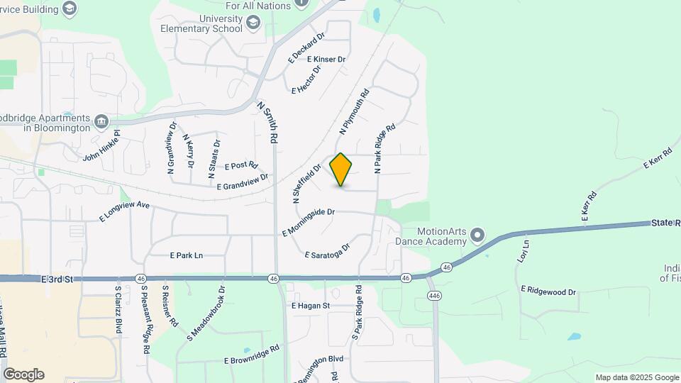 4218 E Cambridge Dr Map and Location Details