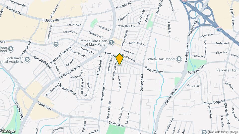 8327 Edgedale Rd Map and Location Details