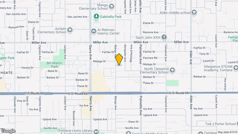 7893 Mango Ave Map and Location Details