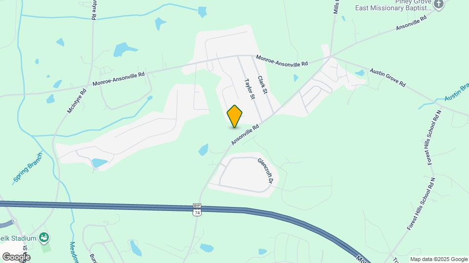 1101 Ansonville Rd Map and Location Details