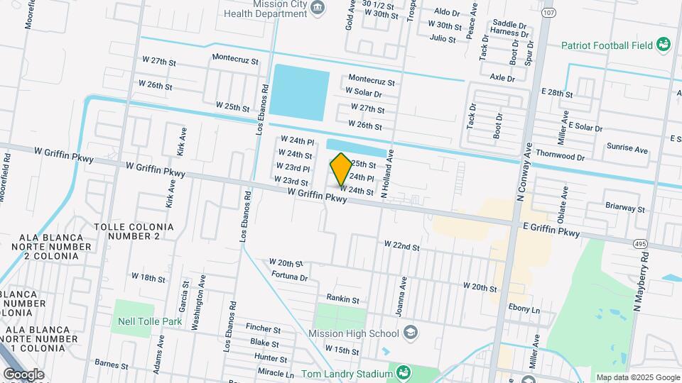 El Chaparral Apartment Map and Location Details