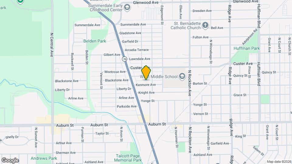 2919 Kenmore Ave Map and Location Details