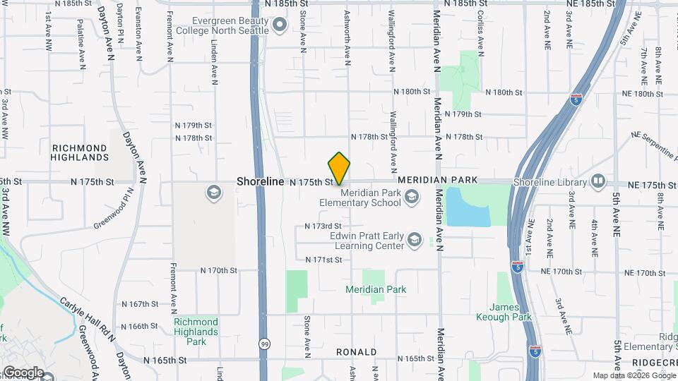 17417 Ashworth Ave N Mapa y Detalles de la Ubicación