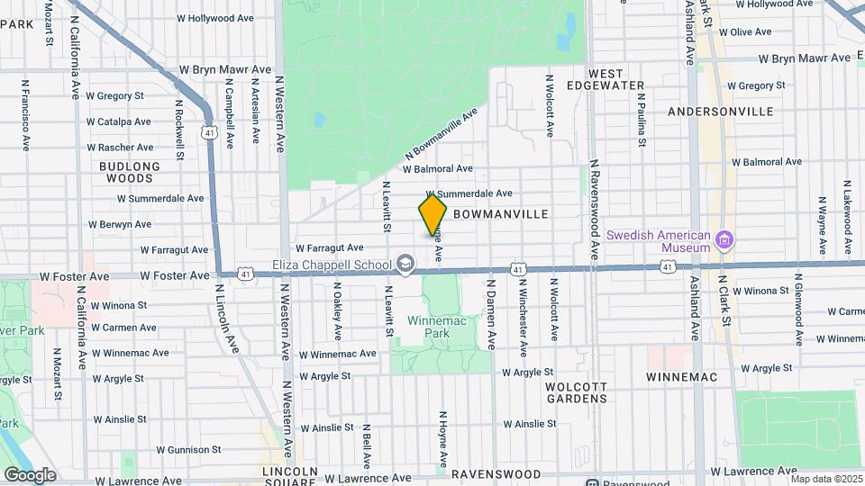 2112 W Farragut Ave Map and Location Details