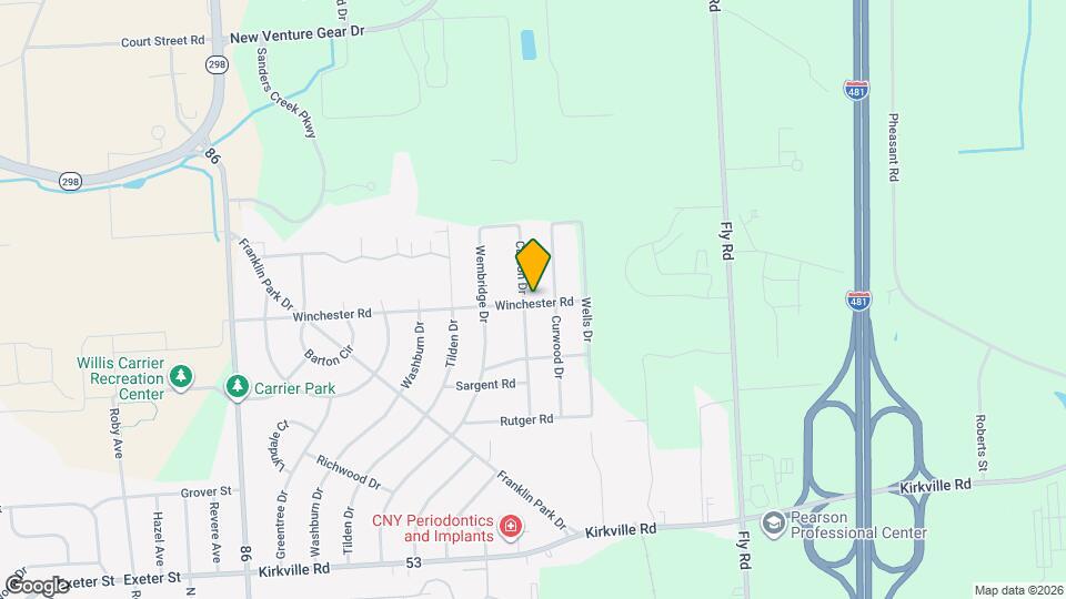 6443 Winchester Rd Map and Location Details