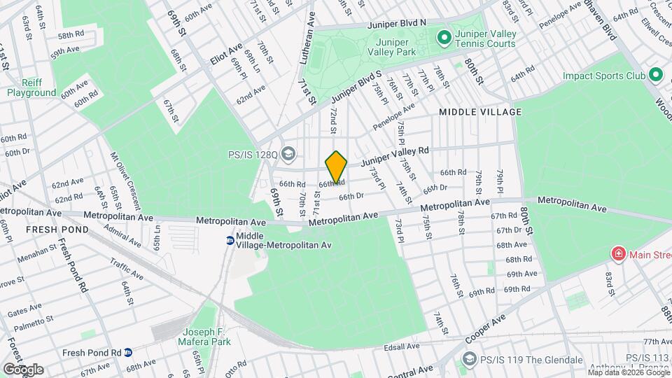 71-28 66th Rd Mapa y Detalles de la Ubicación