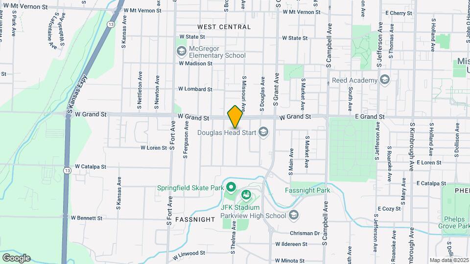 1033 S Thelma Ave Map and Location Details