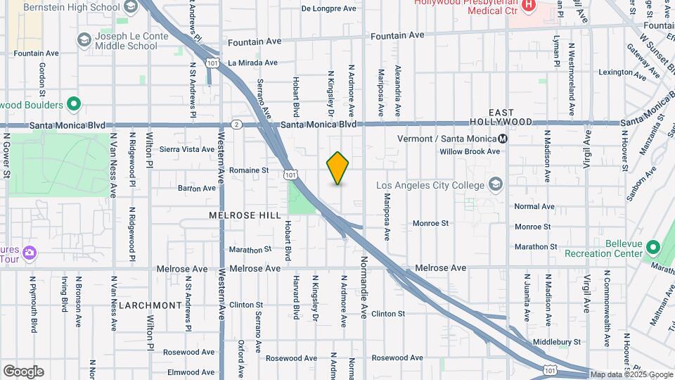 941 N Ardmore Ave Mapa y Detalles de la Ubicación