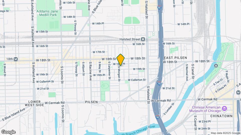 978 W 19th St Map and Location Details