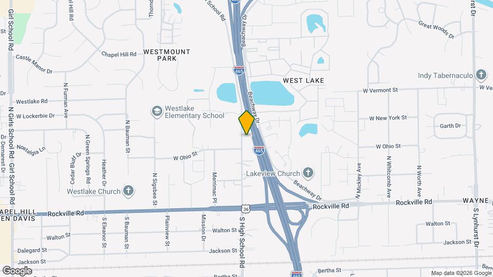 221 N High School Rd Map and Location Details