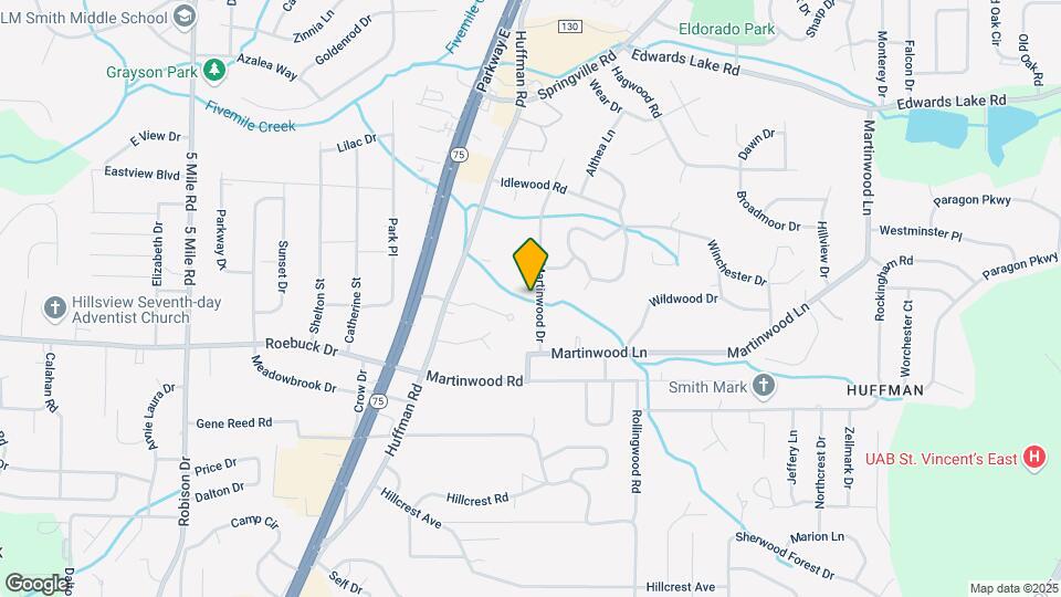 924 N Martinwood Dr Map and Location Details