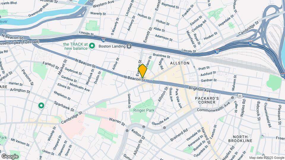 17 N Beacon St Map and Location Details