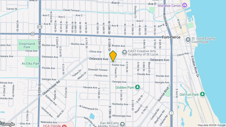 1226 Easter Ave Map and Location Details