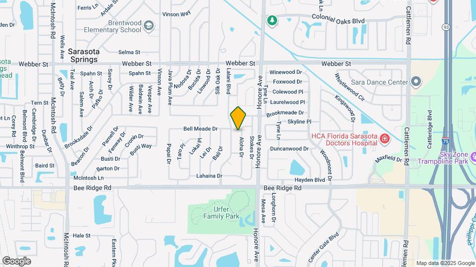 3520 Aloha Dr Map and Location Details