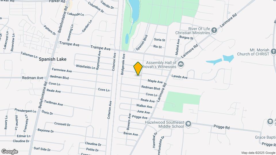 1207 Maple Ave Mapa y Detalles de la Ubicación