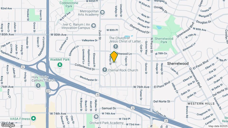 7777 Umatilla St Mapa y Detalles de la Ubicación