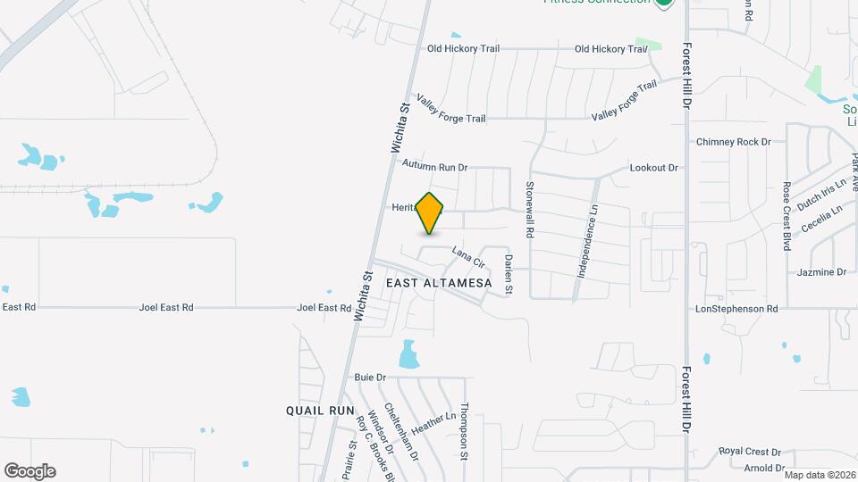 2821 Lana Cir Map and Location Details