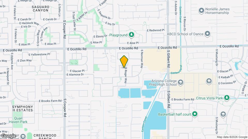 4184 S Roger Way Map and Location Details