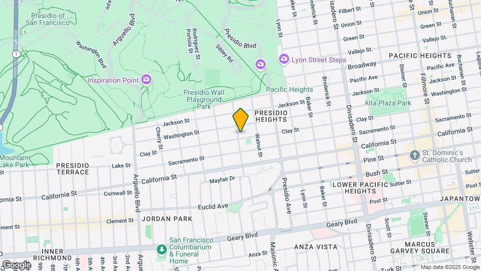 250 Laurel St Mapa y Detalles de la Ubicación