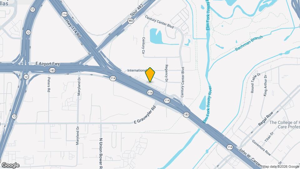 2401 E Airport Fwy Map and Location Details