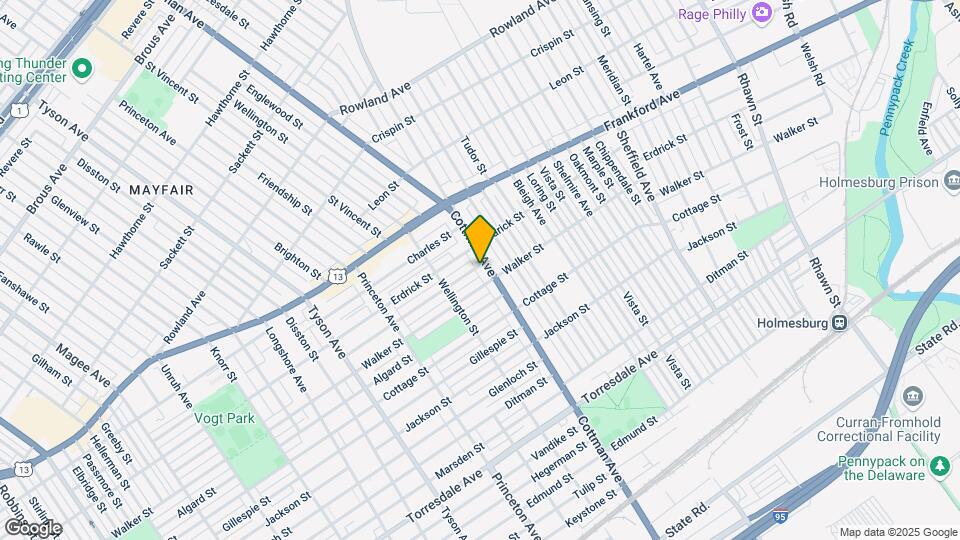 4224 Cottman Ave Map and Location Details