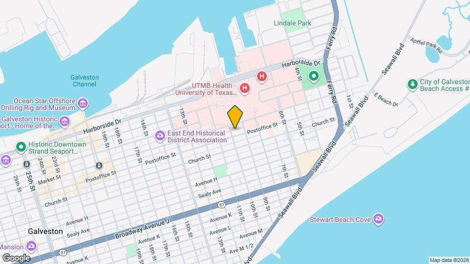 928 Postoffice St Map and Location Details