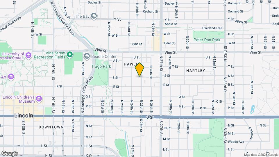 445 N 25th St Map and Location Details