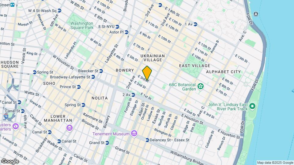 84 E 3rd St Map and Location Details