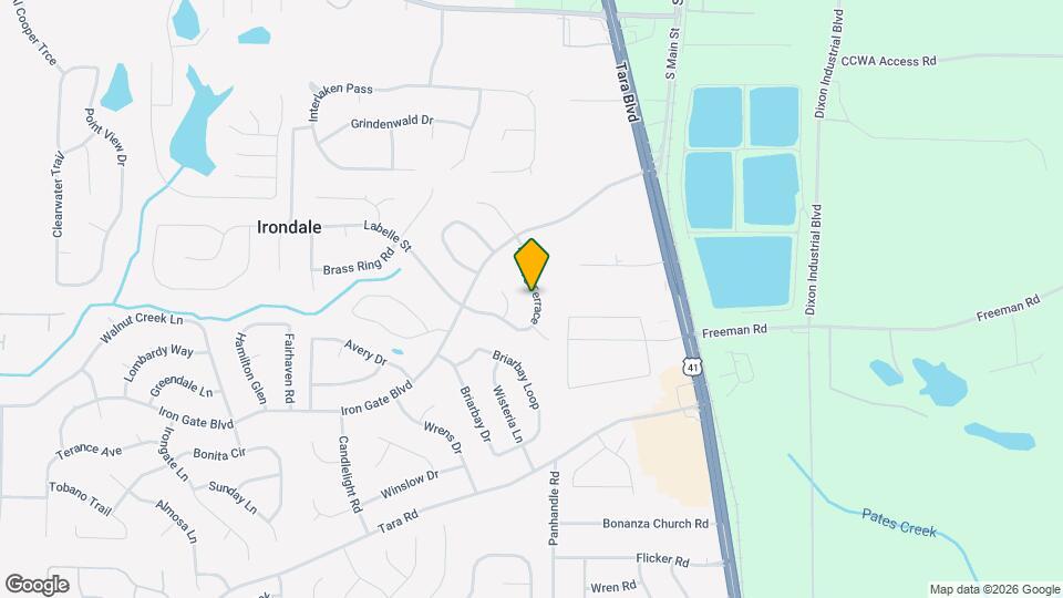 10199 Foxfire Terrace Map and Location Details