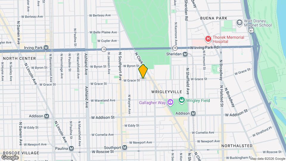 1251 W Grace St Map and Location Details