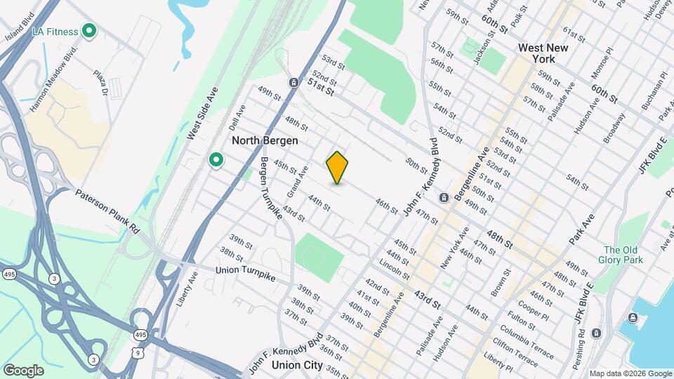 1410 45th St Map and Location Details