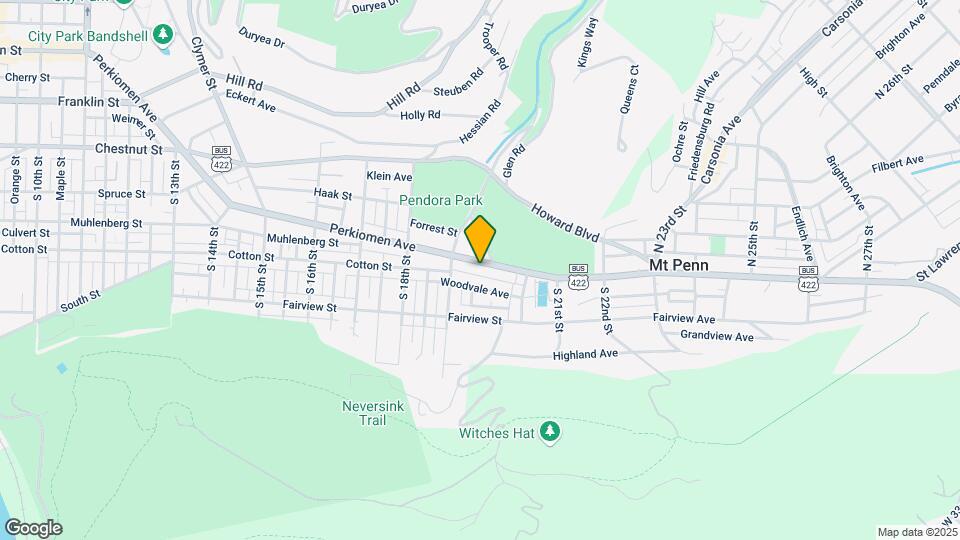 1924 Perkiomen Ave Map and Location Details